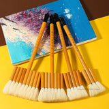AOOKMIYA New Wool Brush Watercolor Brush Row Brush Chinese Painting Watercolor Painting Shading/background Brush Painting Supplies
