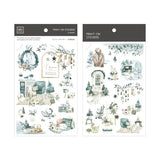MU Transfer Sticker Christmas Limited Edition Winter Limited Edition Sticker Retro Hand Account Material Scrapbook Decoration