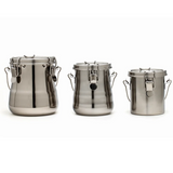 AOOKMIYA Stainless steel pen-washing bucket sealed portable pen-washing device drying pen holder sketching oil painting art supplies