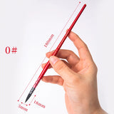 AOOKMIYA Squirrel Hair Red Rod Watercolor Pen Round/Pointed Nylon Solid Watercolor Paint Brush Professional Painting Art Supplies