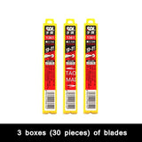 AOOKMIYA Aluminum Alloy Utility Knife Cutting Paper/Leather Engraving Multifunctional Craft Knife Stationery 30 Degree Sharp Angle Blade