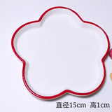 Watercolor ceramic palette 20 grids gouache pigment white porcelain plate painting ink plate Chinese painting plate art supplies