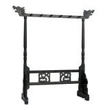 12-pin Hanging Brush Shelf Solid Wood Pen Holder Wooden Faucet Brush Holder Desktop Decoration Brush Holder Painting Penholder