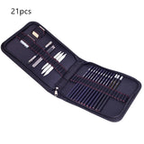Marco 29/35 pcs Professional Sketch & Drawing Art Tool Kit With Graphite Pencils,Charcoal Pencils,Paper Erasable Pen,Craft Knife