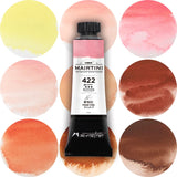 15ml Martini Skin Tone Series Watercolor paints,master-grade finely ground Watercolors Tube Pigment For Painting Art Supplies