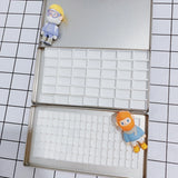 AOOKMIYA Watercolor color palette storage tin box 108PCS0.5ml /42pcs full block grid art painting utensils school supplies  AOOKMIYA.COM
