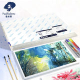 AOOKMIYA Paul Rubens Professional Watercolor Paper 50% Cotton 300g 8k /16k Thickened Fine/Rough Grain Painting Art Supplies  AOOKMIYA.COM