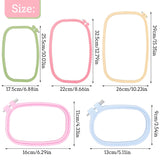 AOOKMIYA MIUSIE 1PC Plastic Embroidery Hoop Embroidery Frame Ring Hoop For Sewing Craft Tool Cross Stitch Hoop DIY Craft Works