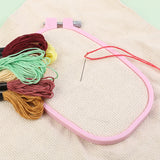 AOOKMIYA MIUSIE 1PC Plastic Embroidery Hoop Embroidery Frame Ring Hoop For Sewing Craft Tool Cross Stitch Hoop DIY Craft Works