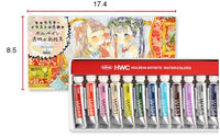 Holbein Watercolor Paint Artist Grade Seven God Nana acuarelas collaboration color set, 12 colors 5ml water color