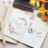 Transfer  plant pattern Paper 2pcs*10*15cm retro hand account material notebook stickers DIY Birthday card making template Art s