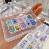 AOOKMIYA Super Vision Mica Chameleon Layered Color Metallic Watercolor Paint Hand-painted Flash Pigment Pearlescent Acuarelas Nail Art