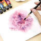 AOOKMIYA Super Vision 10 Color Professional Layered Color Watercolor Paint 15ml Tube Water Color Paint Artist Grade Painting Art Supplies
