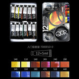 AOOKMIYA US QOR Artistic Watercolor Paints Set Tin box Pigment Solid Paint Set Palette High Concentration for Artist Painting Drawing AOOKMIYA.COM