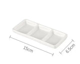 AOOKMIYA Flower Plum Rectangle Ceramic Palette Color Mixing Paint Palette Tray For Watercolor Gouache Acrylic Painting Art Supplies