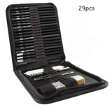 Marco 29/35 pcs Professional Sketch & Drawing Art Tool Kit With Graphite Pencils,Charcoal Pencils,Paper Erasable Pen,Craft Knife