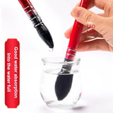 AOOKMIYA Squirrel Hair Red Rod Watercolor Pen Round/Pointed Nylon Solid Watercolor Paint Brush Professional Painting Art Supplies