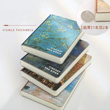 A6 Notebook Portable Notebook Oil Painting Diary Record Book School Office Stationery Planner  Journal Notebook  Budget Book