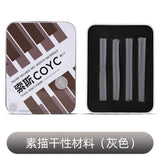 6/8pcs Professional Sketch Charcoal Bars Dry Material Soluble Toner Sketch Charcoal Artist Art Crayon Painting Drawing Supplies