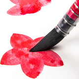 AOOKMIYA Squirrel Hair Red Rod Watercolor Pen Round/Pointed Nylon Solid Watercolor Paint Brush Professional Painting Art Supplies