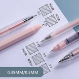 M&G 10pcs Morandi pink series Gel Pen Set 0.35/0.5mm Gel Gel Pen High capacity Quick-drying Refill , Office and School Supplies