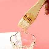 HWAHONG watercolor brush, wool Scrubbing Brush,flat head soft brush, traditional Chinese painting gouache brush art supplies