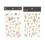 Transfer  plant pattern Paper 2pcs*10*15cm retro hand account material notebook stickers DIY Birthday card making template Art s