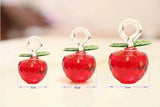 AOOKMIYA Beautiful Glass Crystal Apples Tree with 36 pcs Apples Fengshui Crafts Chirstmas Tree Hanging Ornament Housewarming Gifts