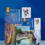 A3/A4/A5 Professional blank canvas for painting Acrylic oil painting canvas pad waterproof art supplies for artist 10 sheets