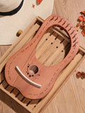 AOOKMIYA Lyre Harp 10 Metal String Harp Mahogany Portable Small Harp With Durable Steel Strings Wood String Musical Instrument AOOKMIYA.COM