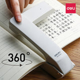 360 Rotation Heavy Duty Stapler Use 24/6 Staples Effortless Long Stapler School Paper Stapler Office Bookbinding Supplies