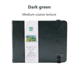 AOOKMIYA Baohong 100% Cotton PU Watercolor Paper Book 300g 24sheets Portable Travel Watercolor Sketchbook Acuarelas Art Supplies