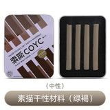 6/8pcs Professional Sketch Charcoal Bars Dry Material Soluble Toner Sketch Charcoal Artist Art Crayon Painting Drawing Supplies