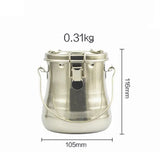 AOOKMIYA Stainless steel pen-washing bucket sealed portable pen-washing device drying pen holder sketching oil painting art supplies