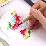Professional Round Watercolor Paper 300g Tin Box Art Paper Student Art Paint Special Watercolor Book and Painting Paper