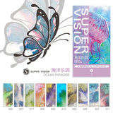 AOOKMIYA Super Vision Mica Chameleon Layered Color Metallic Watercolor Paint Hand-painted Flash Pigment Pearlescent Acuarelas Nail Art