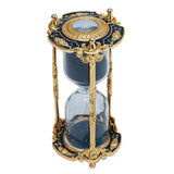 Hourglass Timer 15 Minutes Wedding Birthday Gift Creative Table Clock Metal Retro Sand Clock Home Decoration Accessories