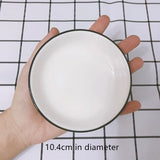 Ceramic Palette Shell-shape Watercolor Painting Dish high quality Water Powder Dish Chinese Painting White Porcelain Art supply