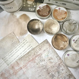 Prima Metallic Pearl Balm, American Gold Silver Rose Gold Lacquer Seal, Distressed Imitation Metal Color acrylic paint