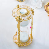 Hourglass Timer 15 Minutes Wedding Birthday Gift Creative Table Clock Metal Retro Sand Clock Home Decoration Accessories