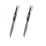 AOOKMIYA Small Utility Knife 0439C Paper Cutter Carving Open Carton Paper Cutter Multifunctional Portable Mini Metal Knife Stationery