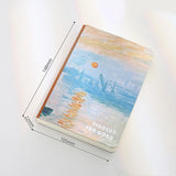 A6 Notebook Portable Notebook Oil Painting Diary Record Book School Office Stationery Planner  Journal Notebook  Budget Book