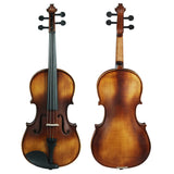 Astonvilla 16 Inch Viola Spruce Wood Panel Retro Matte Acoustic Viola Stringed Instrument with Case Bow For Musical Lover