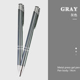 2pcs Hot sell stationery metal ball pen advertising ballpoint pen  personalized metal pen Office school supplies Free shipping