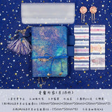 A5 A6 Starry Sky Notebook Hand Ledger Simple Hand Ledger Diary Book College Student Notebook Set  Journal School Supplies