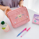 21*17cm Handbook bag,A6/A7 handbook material tape storage bag,large capacity pencil case pen bag Quality stationery Supplies