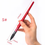 AOOKMIYA Squirrel Hair Red Rod Watercolor Pen Round/Pointed Nylon Solid Watercolor Paint Brush Professional Painting Art Supplies