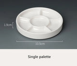 AOOKMIYA New Multi-layer Imitation Porcelain Palette Calligraphy Ink Plate Watercolor Painting Multi-layer Palette Art Supplies