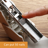 360 Rotation Heavy Duty Stapler Use 24/6 Staples Effortless Long Stapler School Paper Stapler Office Bookbinding Supplies