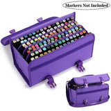 120 Slot Large Capacity Foldable Marker Pen Case Art Marker Pen Bag Storage Bag Durable Sketch Tool Storage Box Stationery